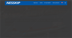 Desktop Screenshot of nesskip.is